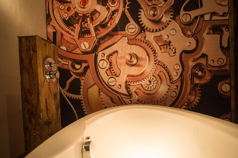 Bathroom 3, Les Mazots de la Source & Spa, Sierre
