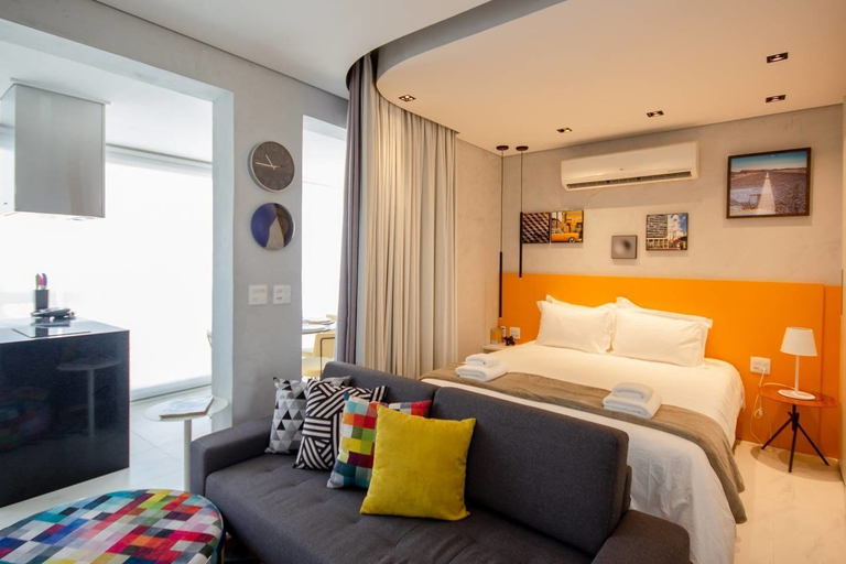 Bedroom 2, Af193 Simplesmente Espetacular na V.olímpia!, São Paulo