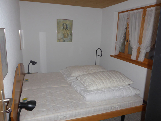 Bedroom, Luxurious Chalet in Habkern With Private Garden, Interlaken