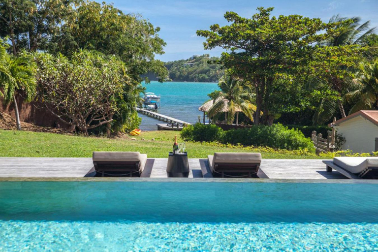 Swimming pool 3, Luxury waterfront villa MQFR08, Le Vauclin