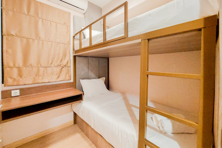 Bedroom 3, Modern and Nice 2BR at 30th Floor Sky House BSD Apartment By Travelio, South Tangerang