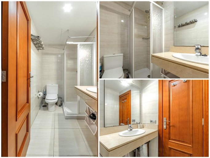 Shower 4, Ocean view Family Apartment in Playa La Arena, Santa Cruz de Tenerife
