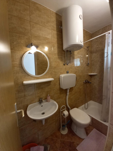 Bathroom 3, Apartments Vinko Mljet- One-Bedroom Apartment with Terrace A5, Mljet