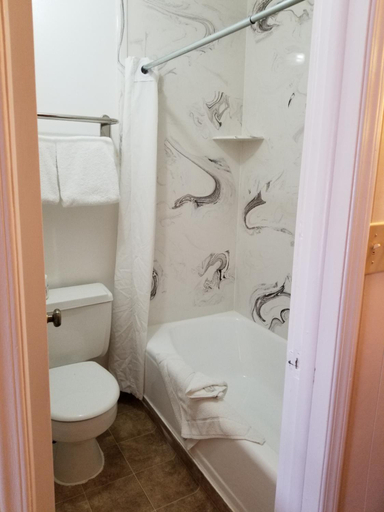 Bathroom 3, Plaza Motel, Franklin