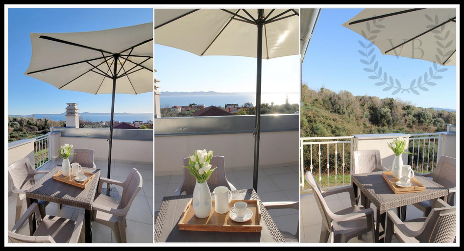 Balcony/terrace 3, Villa Bella By The Sea - Heated Pool, Jacuzzi, Sauna, Zadar