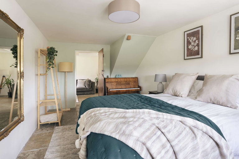 Bedroom 3, Leavens Farmstead Rural Retreat With Hot Tub, Cumbria