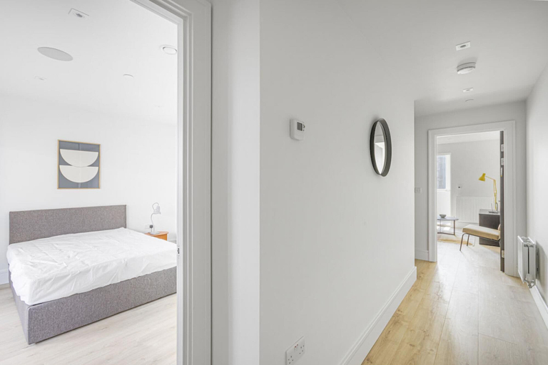 Bedroom 2, Superior 1 - bed Apartment in Wembley, London