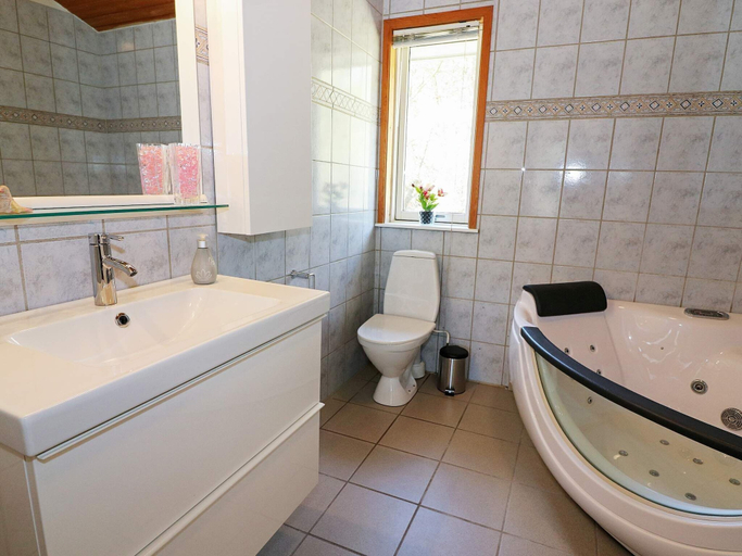 Bathroom 3, Modern Holiday Home in Jutland With Sauna, Mariagerfjord
