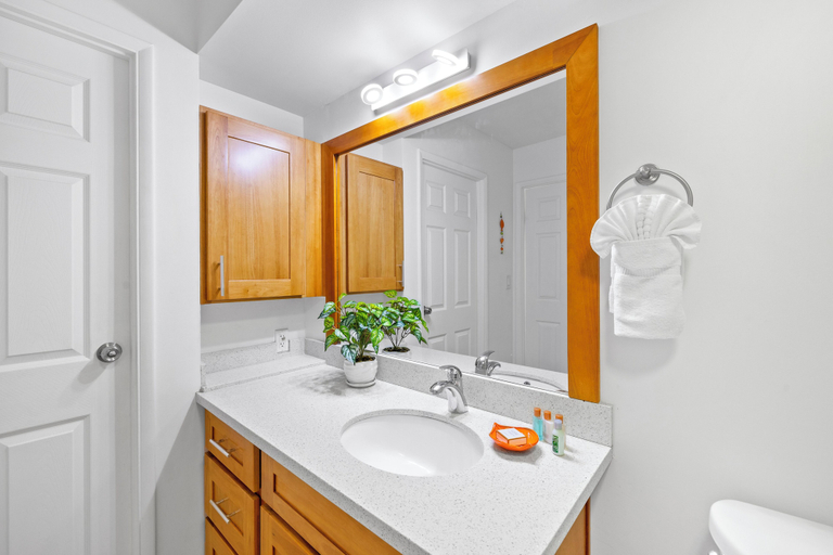 Bathroom 4, Partial Ocean View Condo with King or Queen Bed and Parking, Honolulu