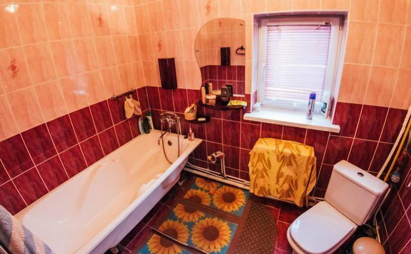 Bathroom, Agrousadba Pushchanskiy Ugolok, Kamyanyets
