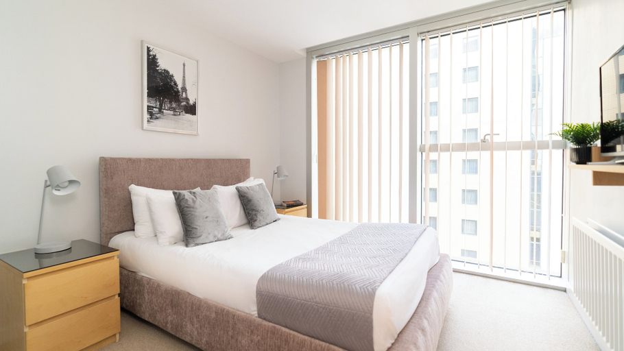 Bedroom 3, Cotels at the Hub Serviced Apartments, Milton Keynes