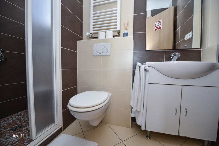 Bathroom 4, Apartments Bella Sky, Novalja