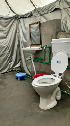 Bathroom, Jispa Journeys - Campsite, Lahul & Spiti