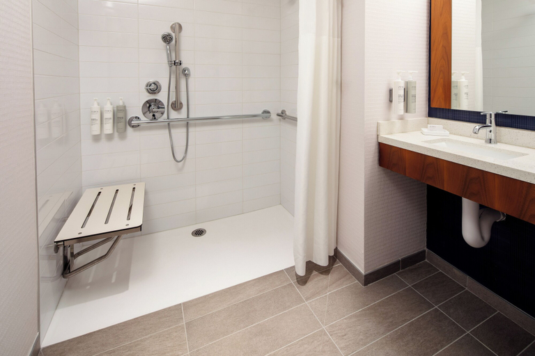 Bathroom 4, Hampton Inn New York Times Square, New York