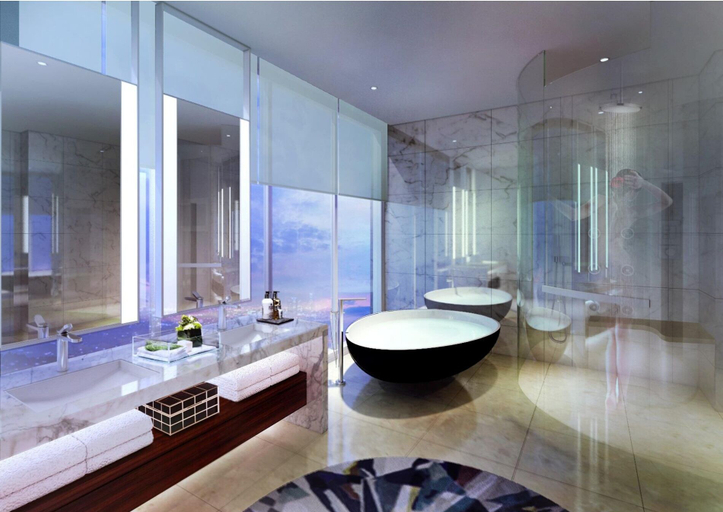 Bathroom 5, Cinnamon Life at City of Dreams, Colombo