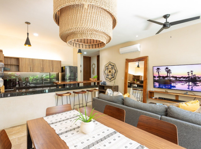 Food & Drinks, 3BR Jungle Suite Private Pool TL19, Cozumel