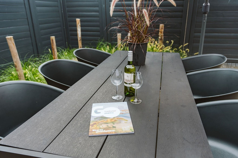 Balcony, Village House, Authentic, Modern Living Room, Courtyard, Goedereede
