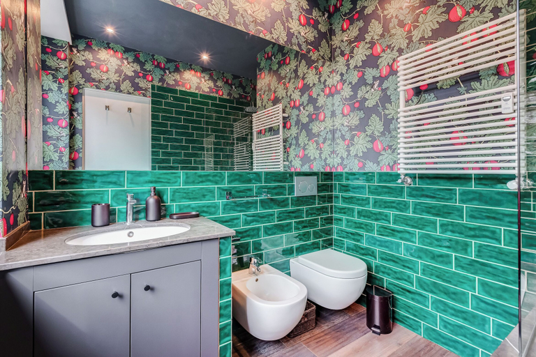 Bathroom 3, Music Bridge Apartment, Roma