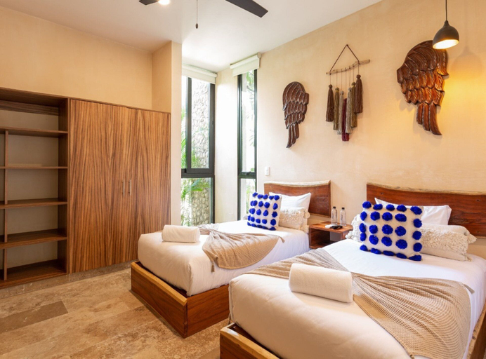 Bedroom 2, 3BR Jungle Suite Private Pool TL19, Cozumel