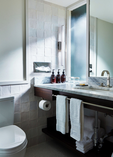 Bathroom, The Skyline Lodge, Macon