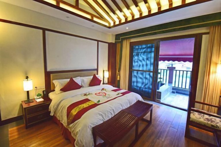 Bedroom 3, Gongga cliff Hot Spring Hotel, Garzê Tibetan