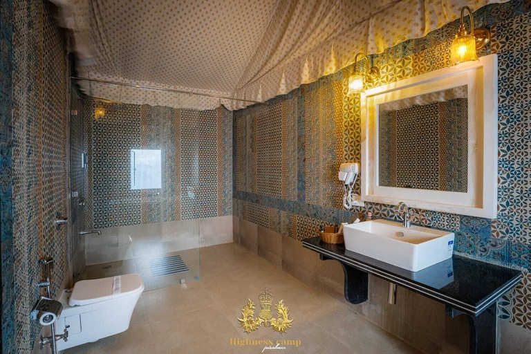 Bathroom 3, Highness Desert Camp, Jaisalmer