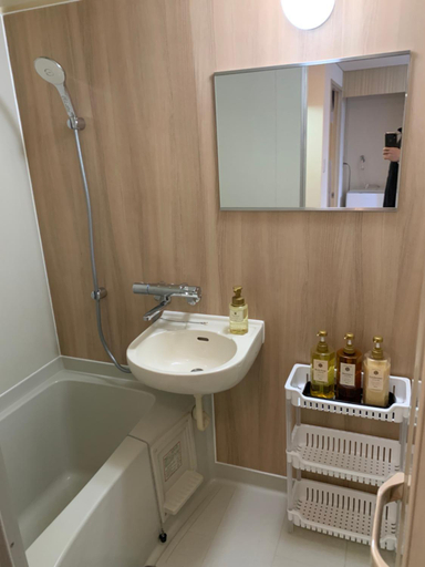 Bathroom 3, Nippombashi Art Hotel 603, Osaka