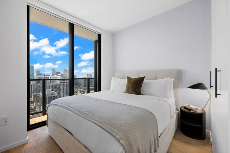 Bedroom 3, Luxury Studio with City & Bay Views, Miami-Dade