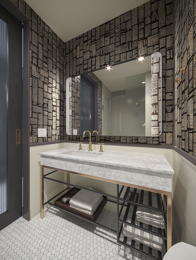 Bathroom 5, The Slate Denver, Tapestry Collection By Hilton, Denver
