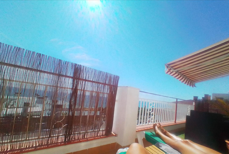terraza al mar, Barcelona