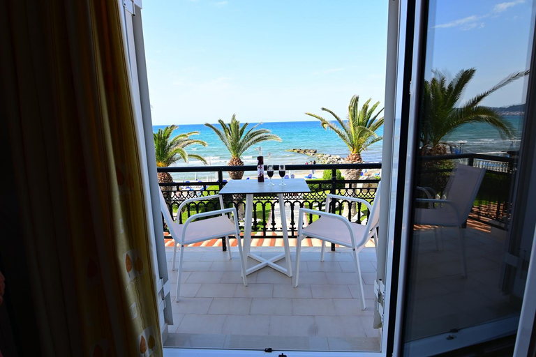 Balcony/terrace 3, Nadia's Studios & Apartments in Argasi, Sea-View, Ionian Islands
