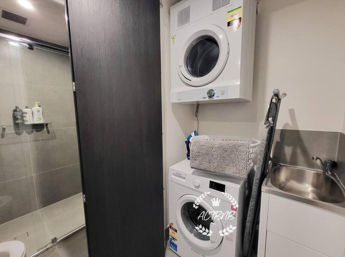 Bedroom 2, Modern new 1-bedroom apartment in Canberra City, Canberra