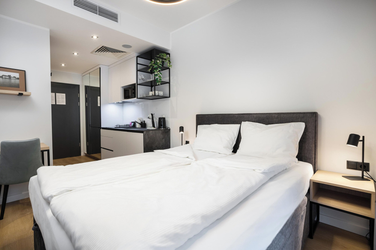 Bedroom 3, City Break Plac Wolności 6 Aparthotel, Poznań City