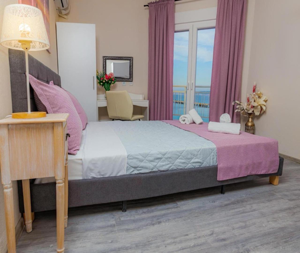 Bedroom 2, Aegean Blue Seaview Studios, Central Macedonia