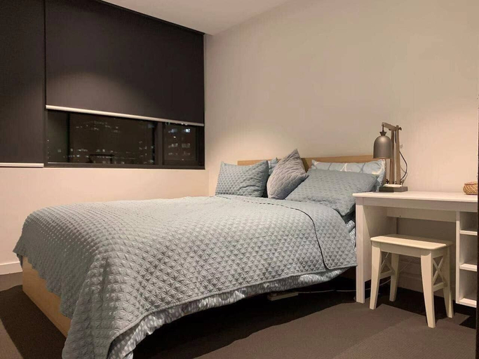 Bedroom 3, Cozy Gem With Poolgym in Mel Cbd@southerncross, Melbourne