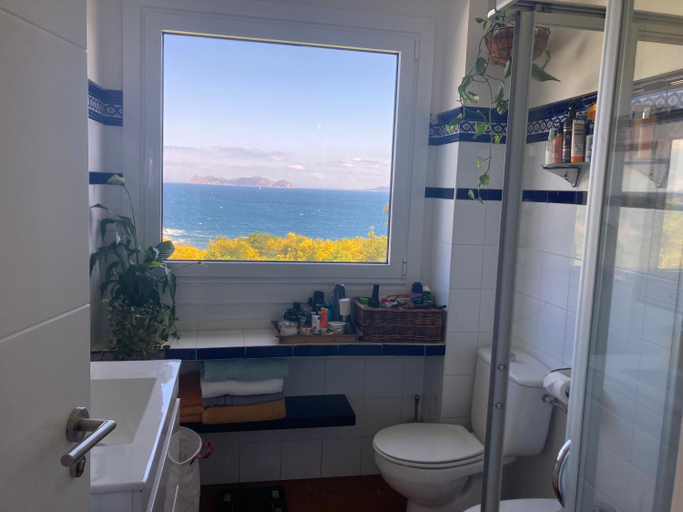 Bathroom 3, Amanecer en o mar, casa en Baiona con piscina, Pontevedra