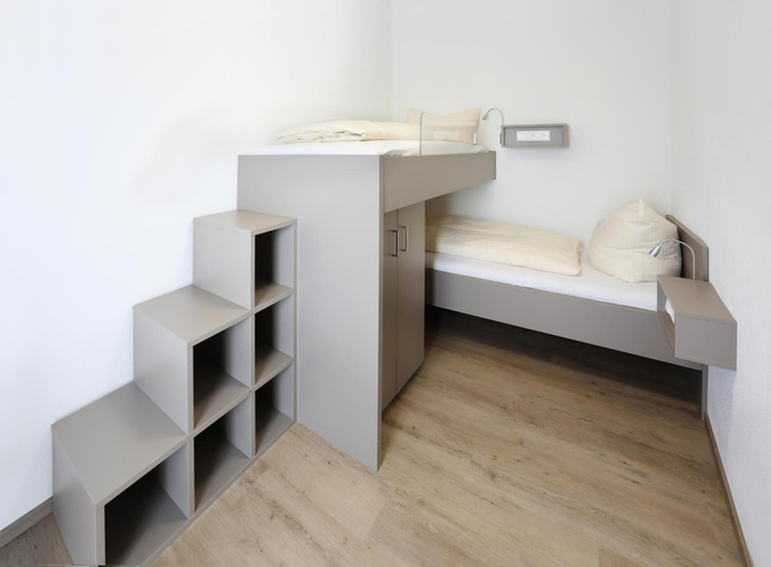 Bedroom 3, Apartment Hotel 37, Landshut
