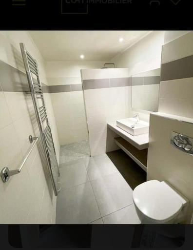 Bathroom, Studio climatisee dans residence a 5 minutes des plages a pied, Corse-du-Sud