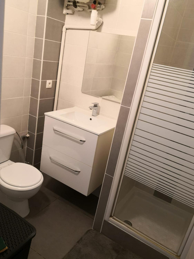 Bathroom 2, Le Cosy Studio Logement entier [Parking Gratuit], Moselle