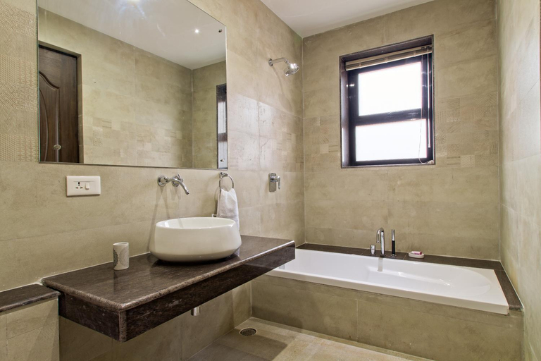 Bathroom 4, Private Luxury Home With Spacious Design, North Goa