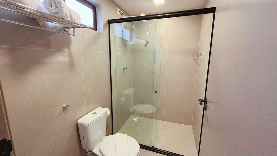 Bathroom, Flat FM20 Cabo Branco View - By Almare, João Pessoa