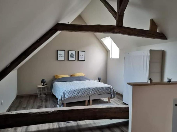 Bedroom 1, Gite Val de Loire acces privatif: 2/4 personnes, Indre-et-Loire