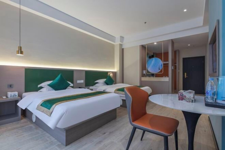 Bedroom 3, Ease Hotel (South Ningbo CBD Romon World Park Store, BTG Homeinns), Ningbo