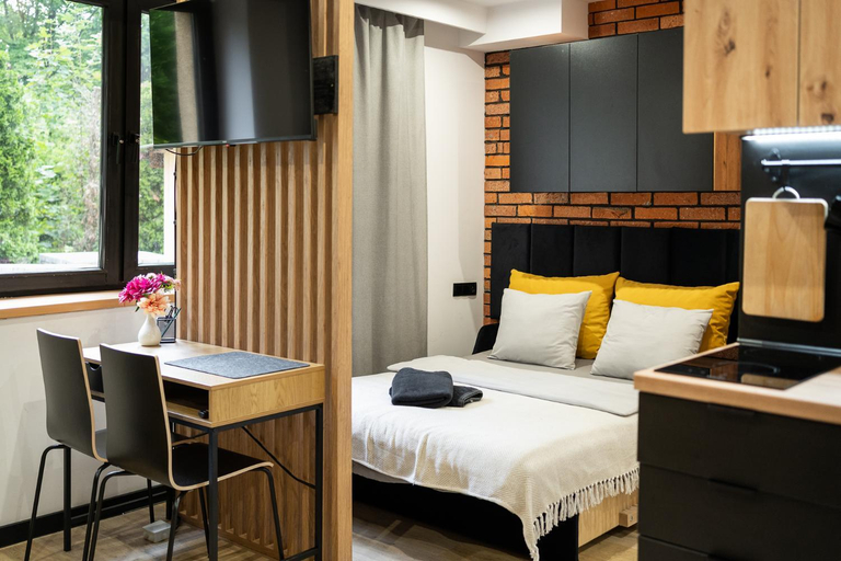 Bedroom 1, Bedthoven lofts you! Self Check-in & Parking, Tychy City