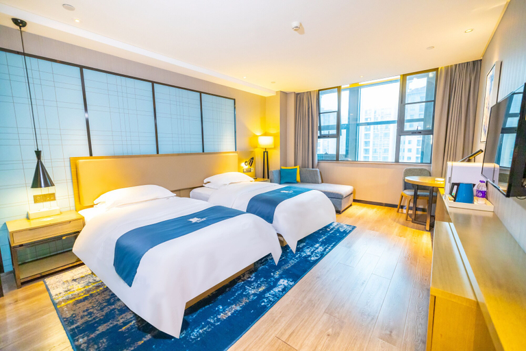 Bedroom 2, Yi Shang Hotel Shun Ying Guang Bai, Qingyuan