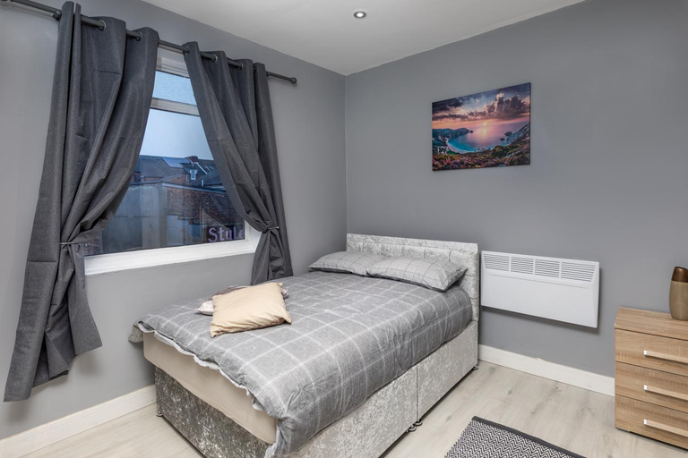 Bedroom 2, Central Roof Terrace Apartment, Stockton-on-Tees