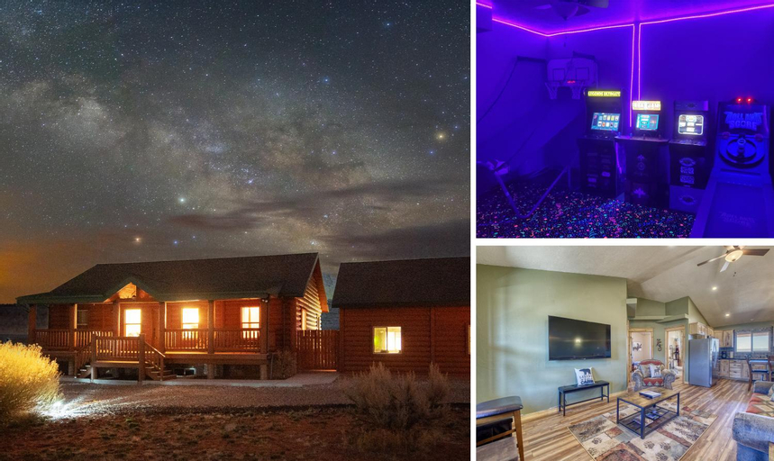 --30 mins to Zion--Two Cabins w/ Game Room--Bryce/Lake Powell/Grand Canyon, Kane