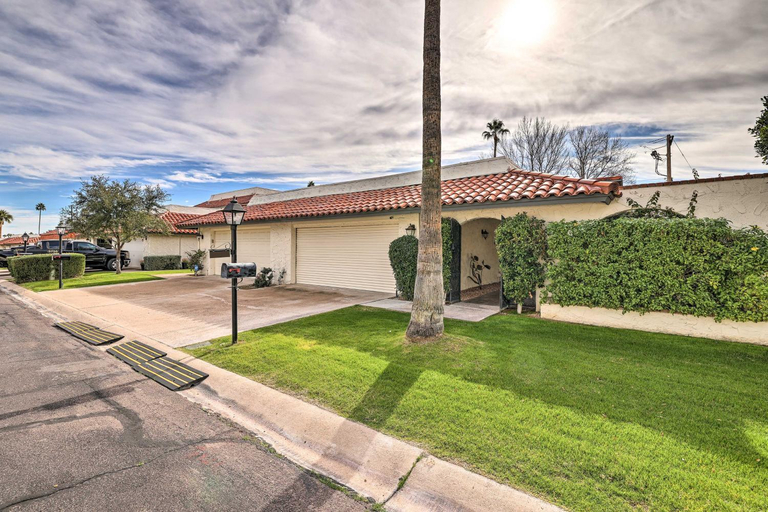 Exterior & Views 1, Central Scottsdale Townhouse w/ Pool Access!, Maricopa