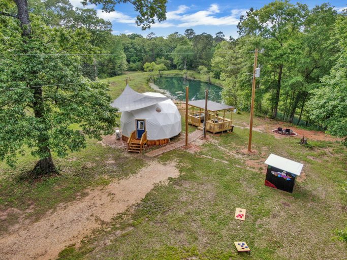 Exterior view, Private Luxury Glamping Geo Dome W Hot Tub, San Jacinto
