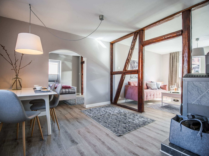 Dining 4, Apartment in Harz With Terrace and Fireplace, Harz